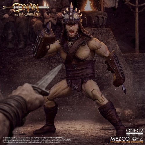 CONAN THE BARBARIAN (1982) PIT FIGHTER EDITION MEZCO ONE:12