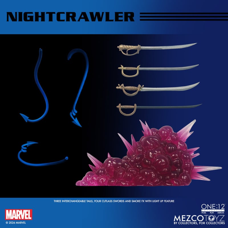 NIGHTCRAWLER XMEN MEZCO ONE:12