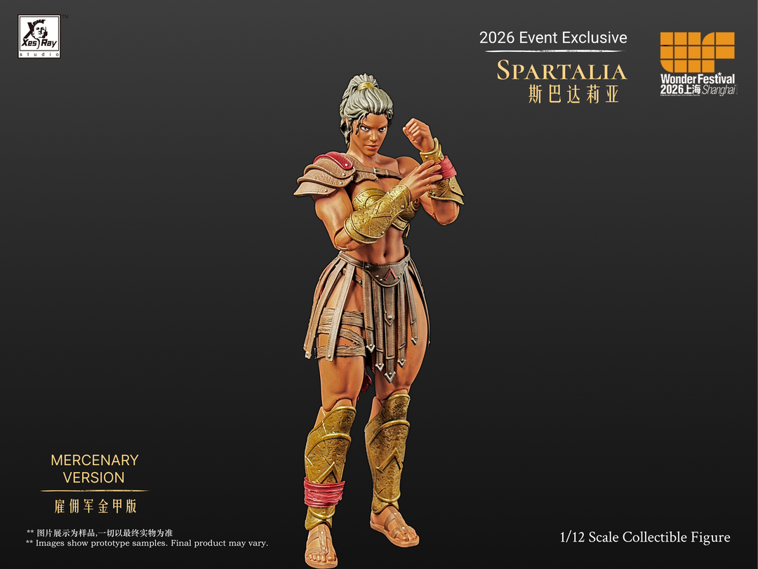 SPARTALIA GOLD MERCENARY VERSION COMBATANTS XESRAY STUDIO EVENT EXCLUSIVE