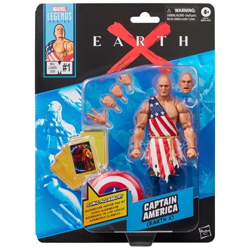 CAPITAN AMERICA TIERRA "X" MARVEL LEGENDS COMIC INSPIRED HASBRO