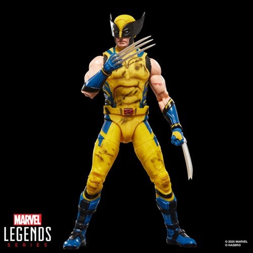 WOLVERINE YELLOW SUIT DAMAGE (DEADPOOL Y WOLVERINE) MARVEL LEGENDS MCU HASBRO
