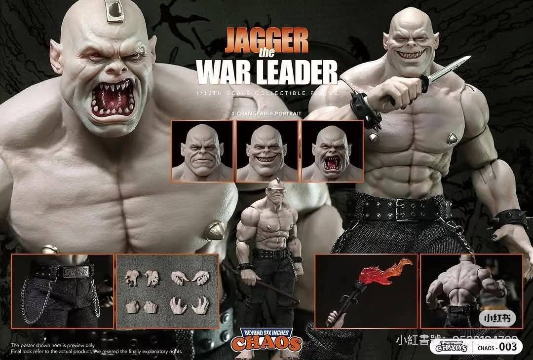 JAGGER THE WAR LEADER (LIDER MUTANTE) CHAOS 1:12