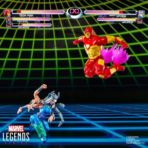 IRON MAN VS SPIRAL MARVEL LEGENDS GAMERVERSE HASBRO