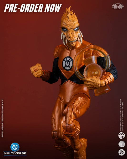 LARFLEEZE ORANGE LANTERN DC MULTIVERSE MCFARLANE