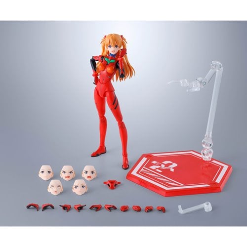 ASUKA SHIKINAMI LANGLEY EVANGELION S.H.FIGUARTS BANDAI