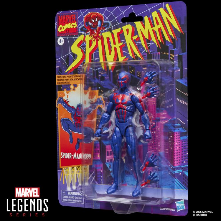 SPIDERMAN 2099 SPIDERMAN MARVEL LEGENDS RETROCARD HASBRO