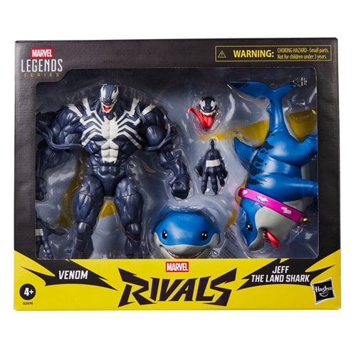 VENOM Y JEFF THE LAND SHARK MARVEL LEGENDS RIVALS HASBRO