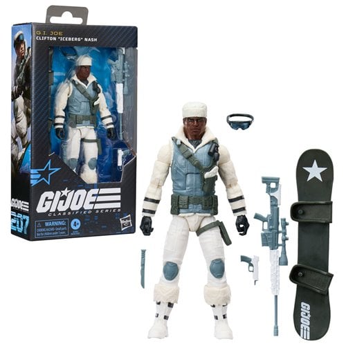 CLIFTON ICEBERG NASH G.I.JOE CLASSIFIED HASBRO