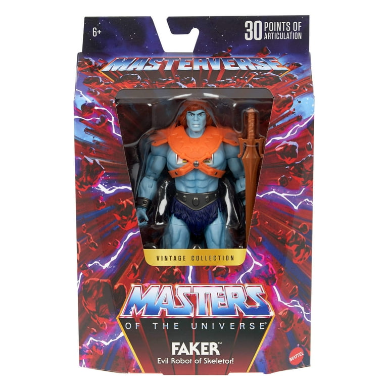 FAKER MASTERVERSE VINTAGE COLLECTION MASTER OF THE UNIVERSE MATTEL