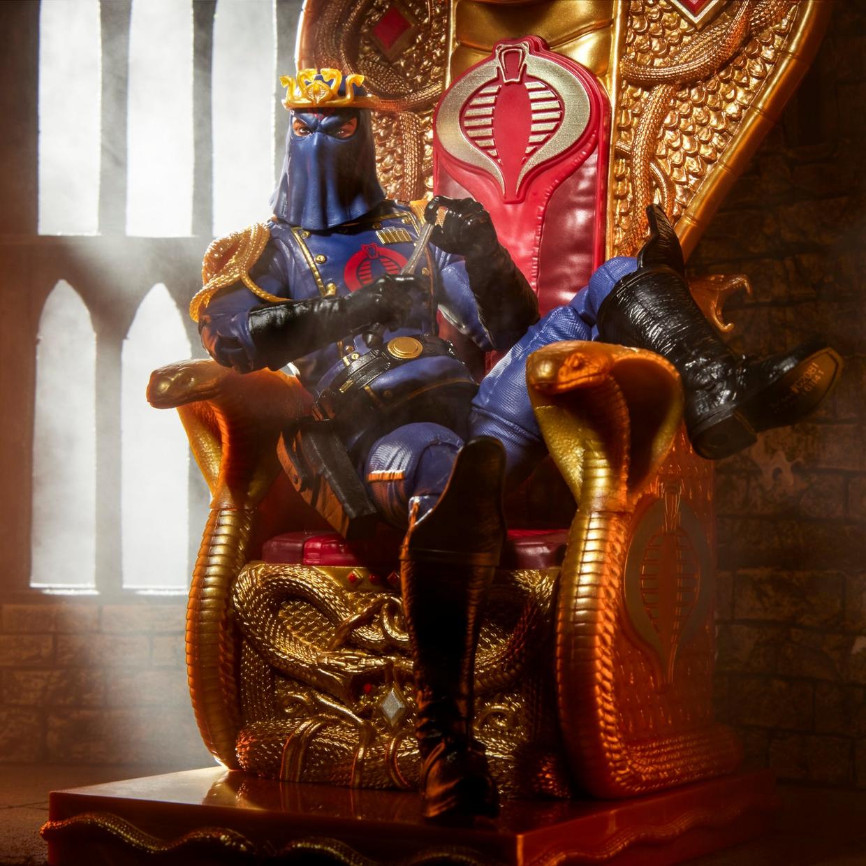 COMANDANTE COBRA CON TRONO G.I.JOE CLASSIFIED HASBRO