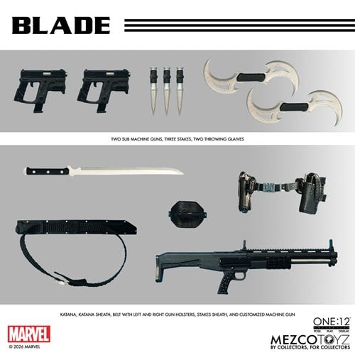 BLADE MIDNIGHT SONS MEZCO ONE:12