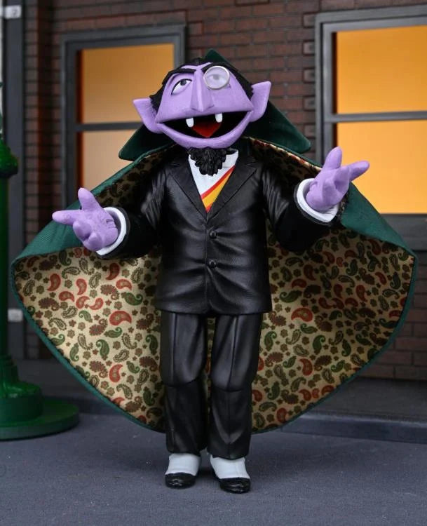COUNT VON COUNT (CONDE CONTAR) PLAZA SESAMO NECA