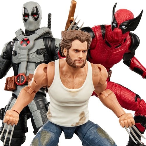 DEADPOOL Y WOLVERINE WAVE 3 DEADPOOL XFORCE, CAVILLRINE Y WOLVERPOOL