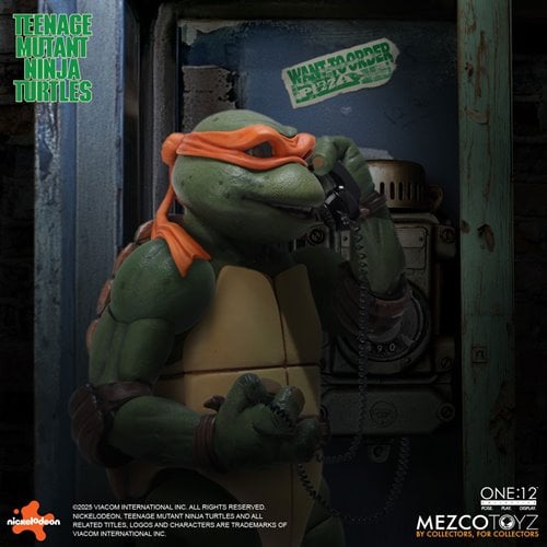 TMNT (1990 MOVIE) DELUXE SET ONE:12 MEZCO
