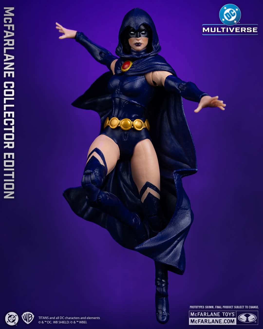 RAVEN TEEN TITANS DC MULTIVERSE MCFARLANE COLLECTOR EDITION