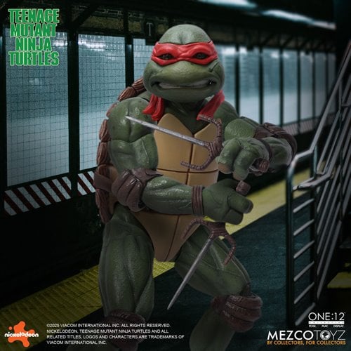 TMNT (1990 MOVIE) DELUXE SET ONE:12 MEZCO