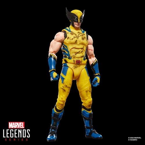 WOLVERINE YELLOW SUIT DAMAGE (DEADPOOL Y WOLVERINE) MARVEL LEGENDS MCU HASBRO