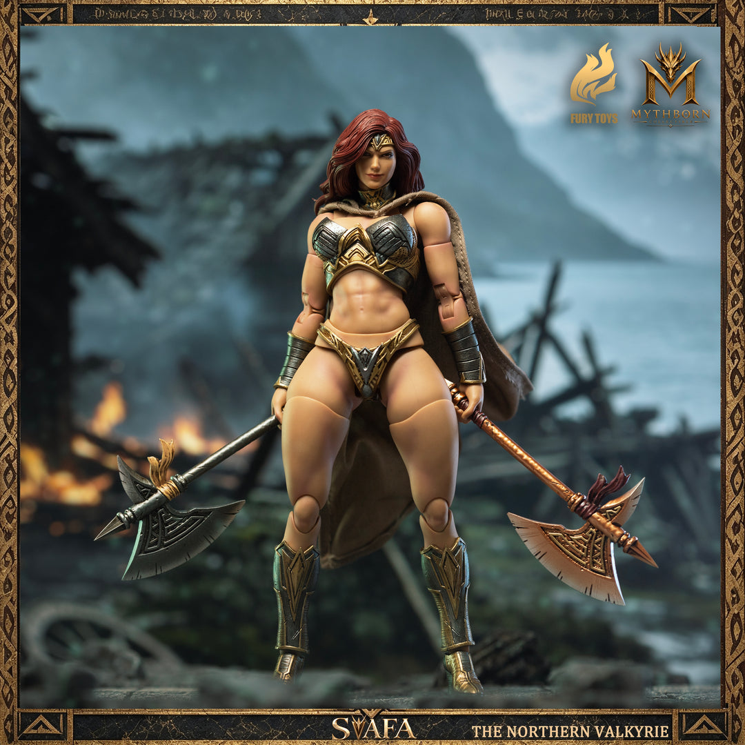 NORTHERN VALKYRIE SVAFA MYTHOBORN X RED HAIR FURY TOYS CON BONUS