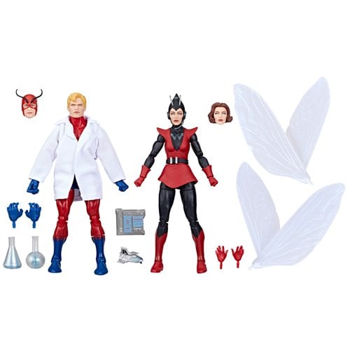 HANK PYM (GIANTMAN) Y JANET VAN DYNE (WASP) 2PACK MARVEL LEGENDS HASBRO RESTOCK