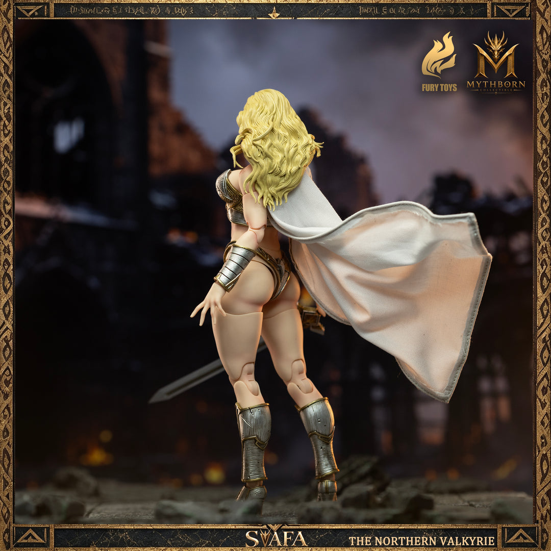 NORTHERN VALKYRIE SVAFA MYTHOBORN X YELLOW HAIR FURY TOYS CON BONUS