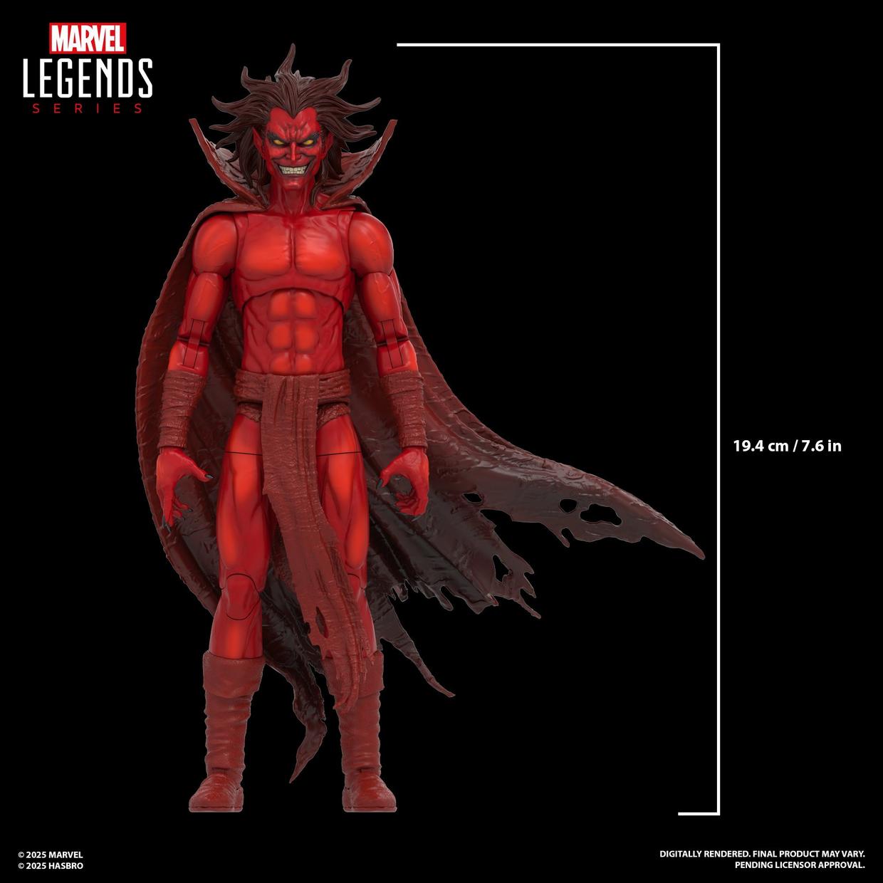 MEPHISTO CON TRONO INFERNAL MARVEL LEGENDS EXCLUSIVO HASLAB HASBRO