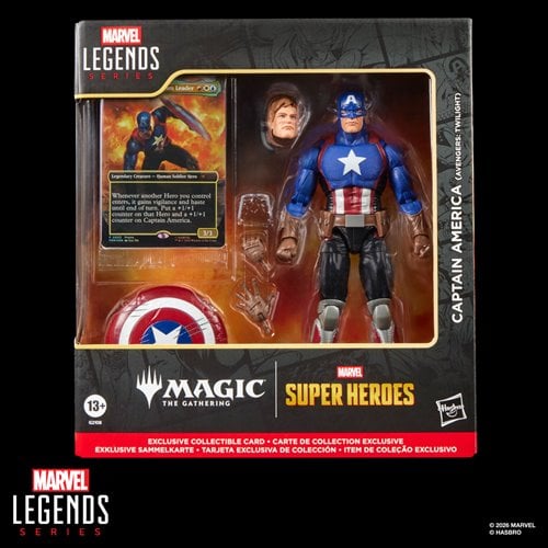 CAPITAN AMERICA AVENGERS TWILIGHT MARVEL SUPERHEROES MAGIC MARVEL LEGENDS HASBRO