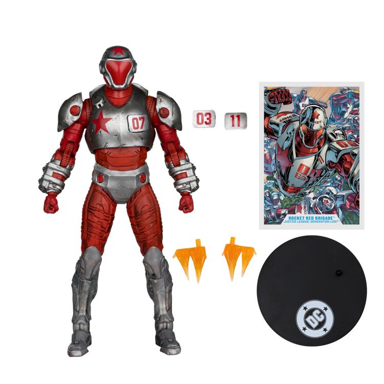 ROCKET RED BRIGADE DC MULTIVERSE MCFARLANE