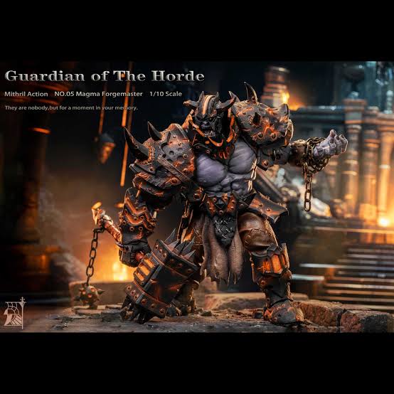 MAGMA FORGEMASTER GUARDIAN OF THE HORDE MITRHIL ACTION