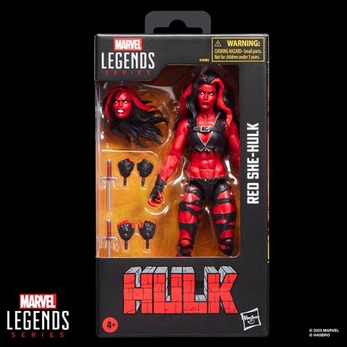 RED SHE HULK MARVEL LEGENDS HASBRO