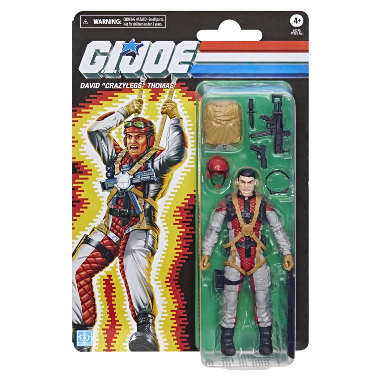 DAVID CRAZYLEGS THOMAS G.I.JOE CLASSIFIED RETRO CARD HASBRO