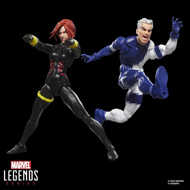 BLACK WIDOW Y QUICKSILVER 2 PACK MARVEL LEGENDS HASBRO