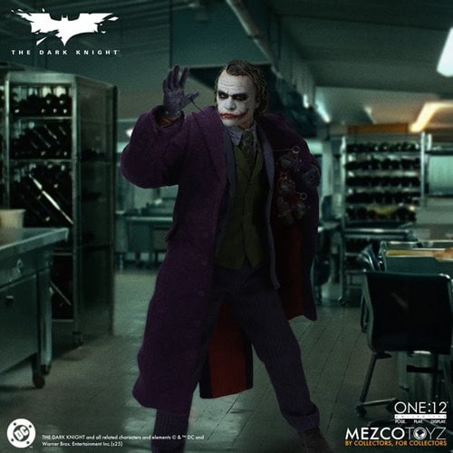 JOKER THE DARK KNIGHT MEZCO ONE:12