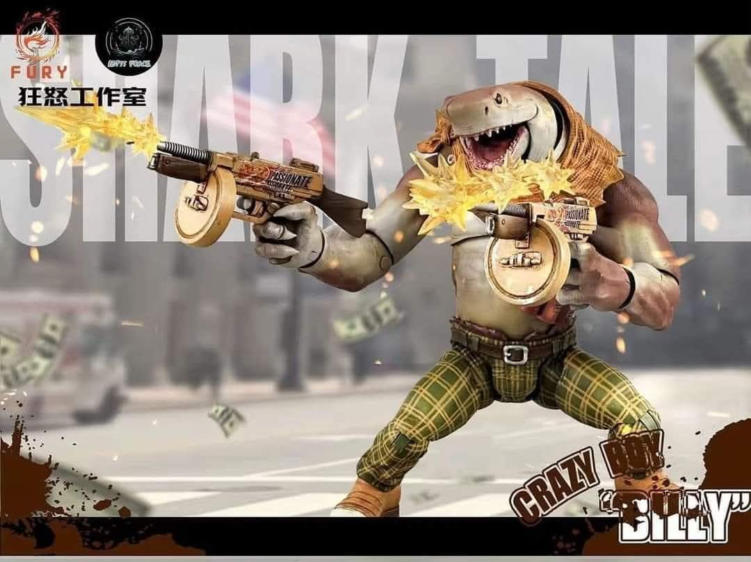 SHARK TALES SET ARTHUR, BILLY Y GYPSY CON BONUS FURY TOYS