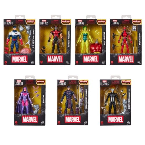 WAVE BOX MARVEL LEGENDS HASBRO 7 FIGURAS