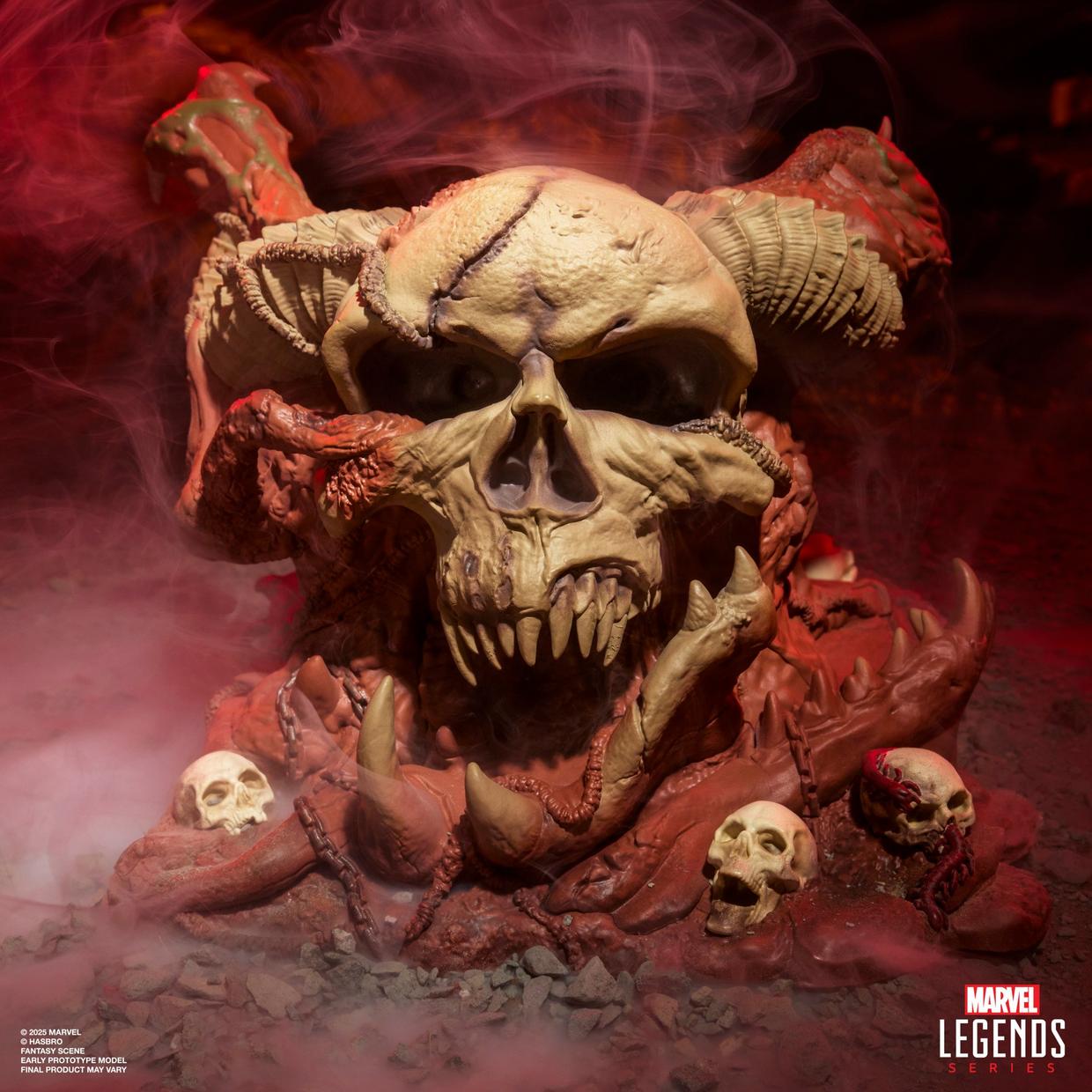 MEPHISTO CON TRONO INFERNAL MARVEL LEGENDS EXCLUSIVO HASLAB HASBRO