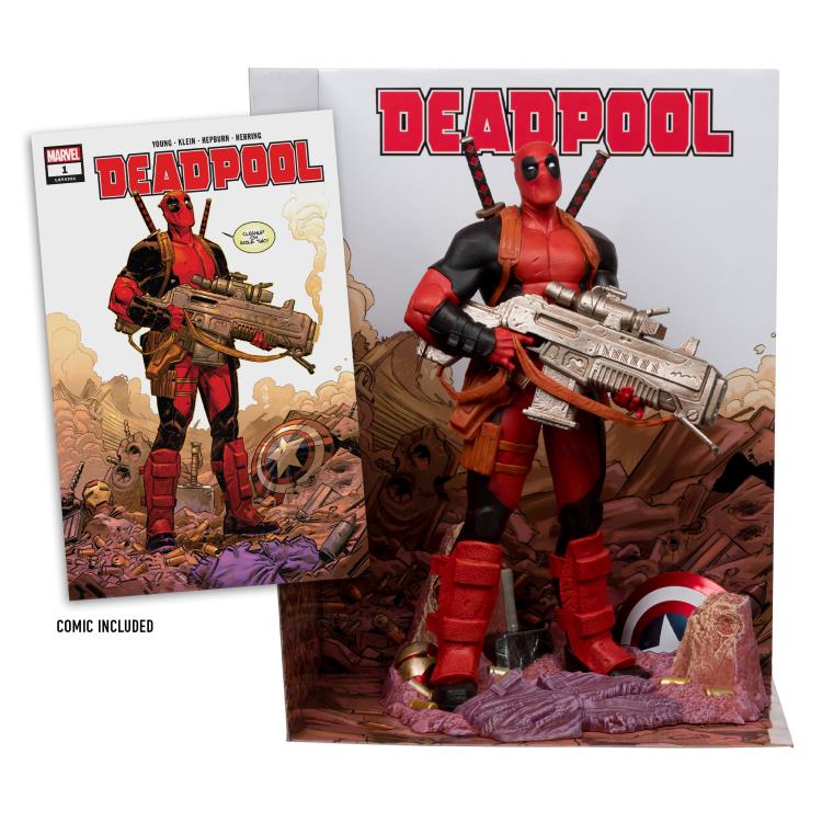 DEADPOOL POSED FIGURE MARVEL MCFARLANE 1/6