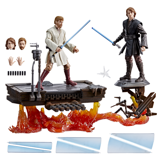 ANAKIN SKYWALKER Y OBI WAN KENOBI 2PACK STAR WARS BLACK SERIES HASBRO EXCLUSIVE