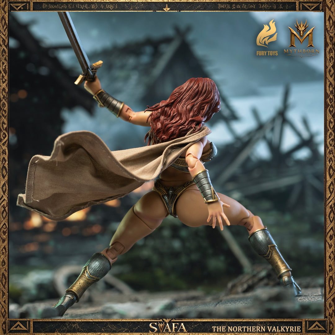 NORTHERN VALKYRIE SVAFA MYTHOBORN X RED HAIR FURY TOYS CON BONUS