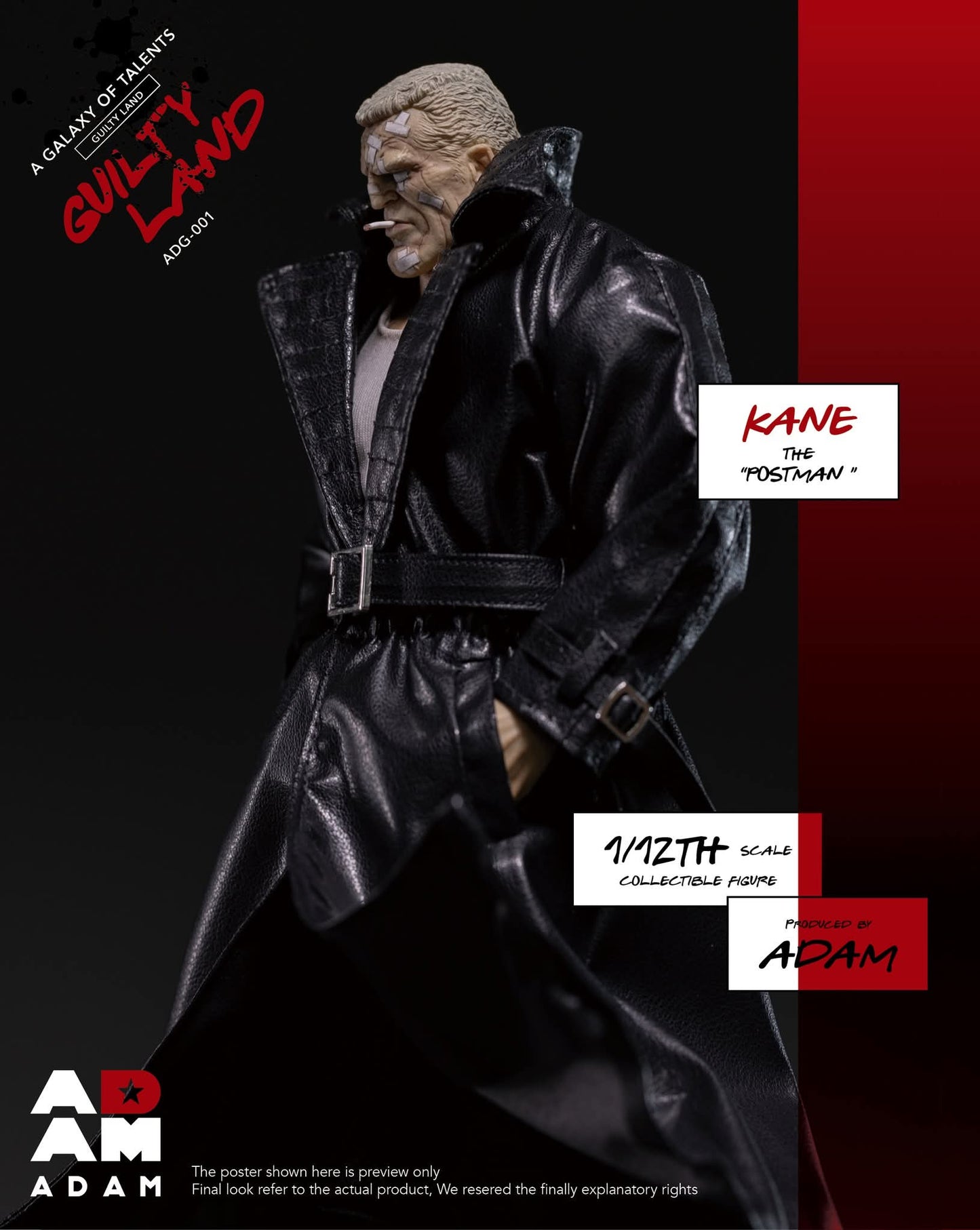 KANE THE POSTMAN (MARV) ADAM TOYS 1/12 GUILTY LAND A GALAXY OF TALENTS