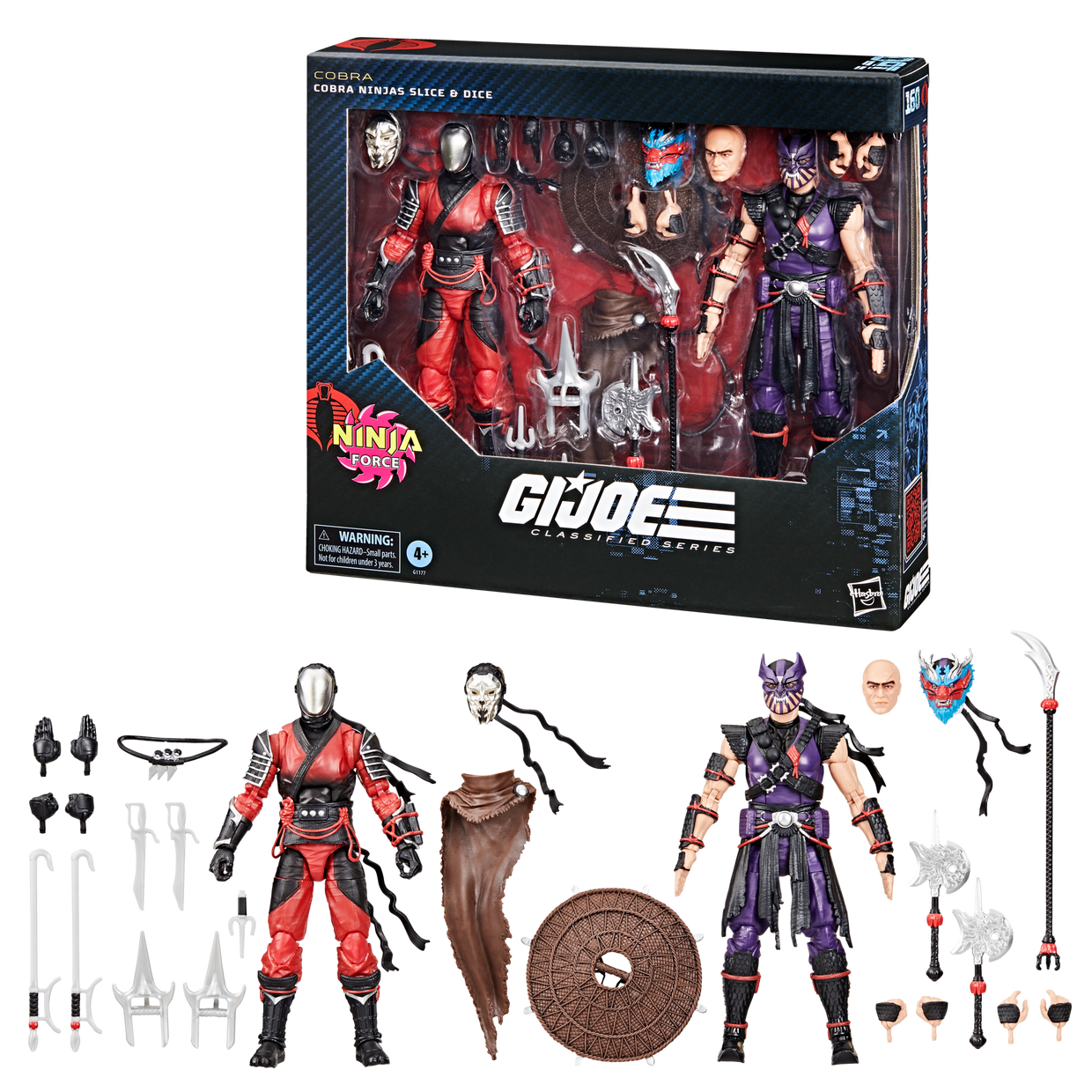 COBRA NINJAS SLICE & DICE G.I.JOE CLASSIFIED HASBRO PULSE EXCLUSIVE