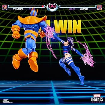 PSYLOCKE VS THANOS GAMERVERSE MARVEL LEGENDS HASBRO EXCLUSIVO TARGET