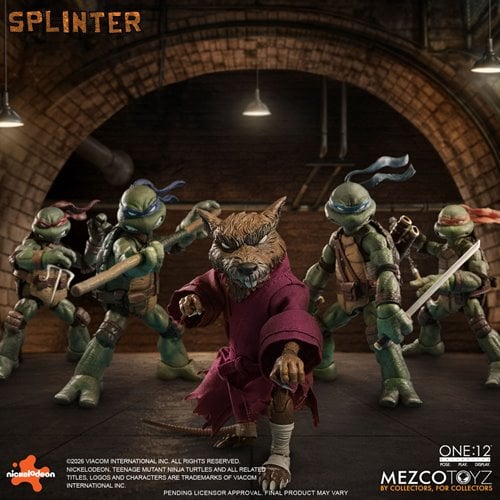 SPLINTER TMNT MEZCO ONE:12