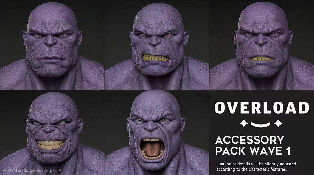 PURPLE SKIN PACK HEADSCULPT Y CABELLO