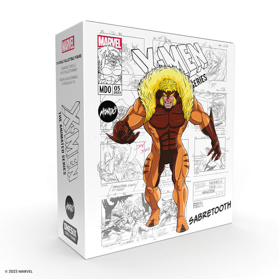 SABRETOOTH XMEN THE ANIMATED SERIES VERSION REGULAR MONDO 1/6