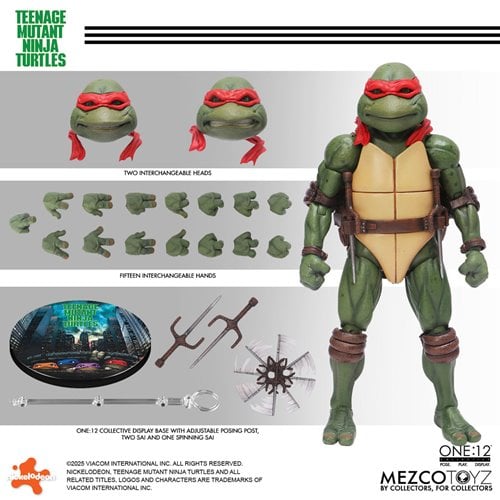 TMNT (1990 MOVIE) DELUXE SET ONE:12 MEZCO