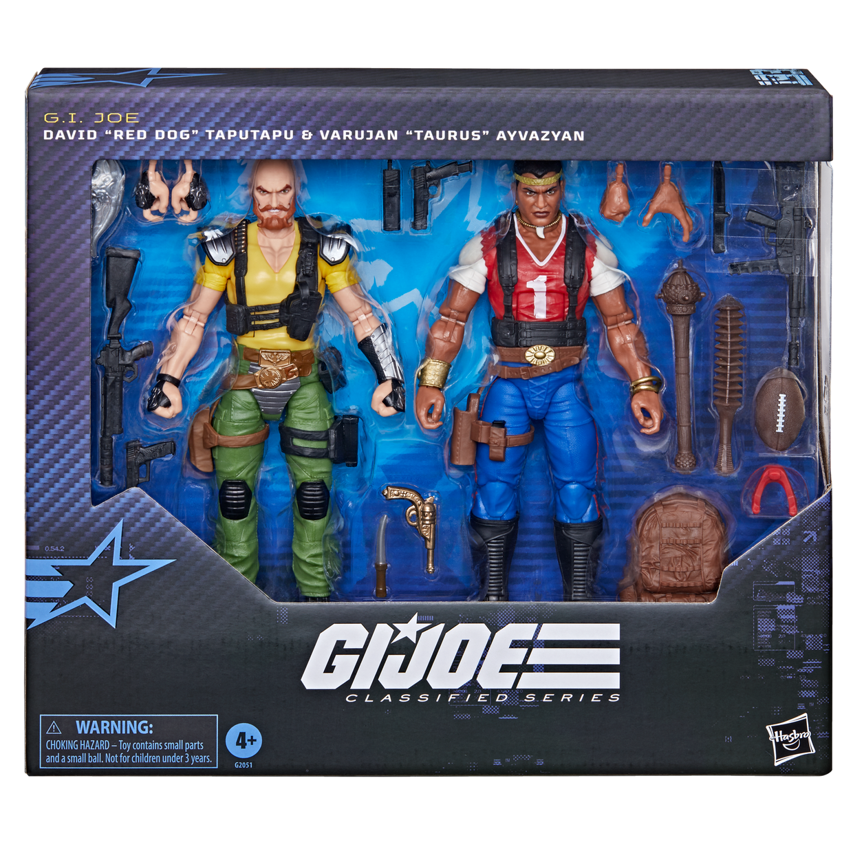 DAVID RED DOG TAPUTAPU Y VARUJAN TAURUS AYVAZYAN 2PACK G.I.JOE CLASSIFIED HASBRO
