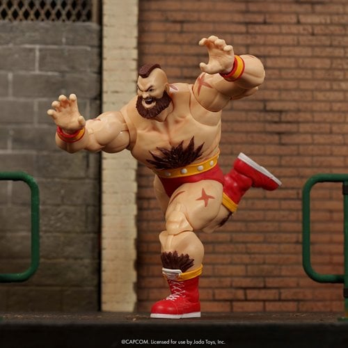 ZANGIEF DELUXE STREET FIGHTER JADA TOYS