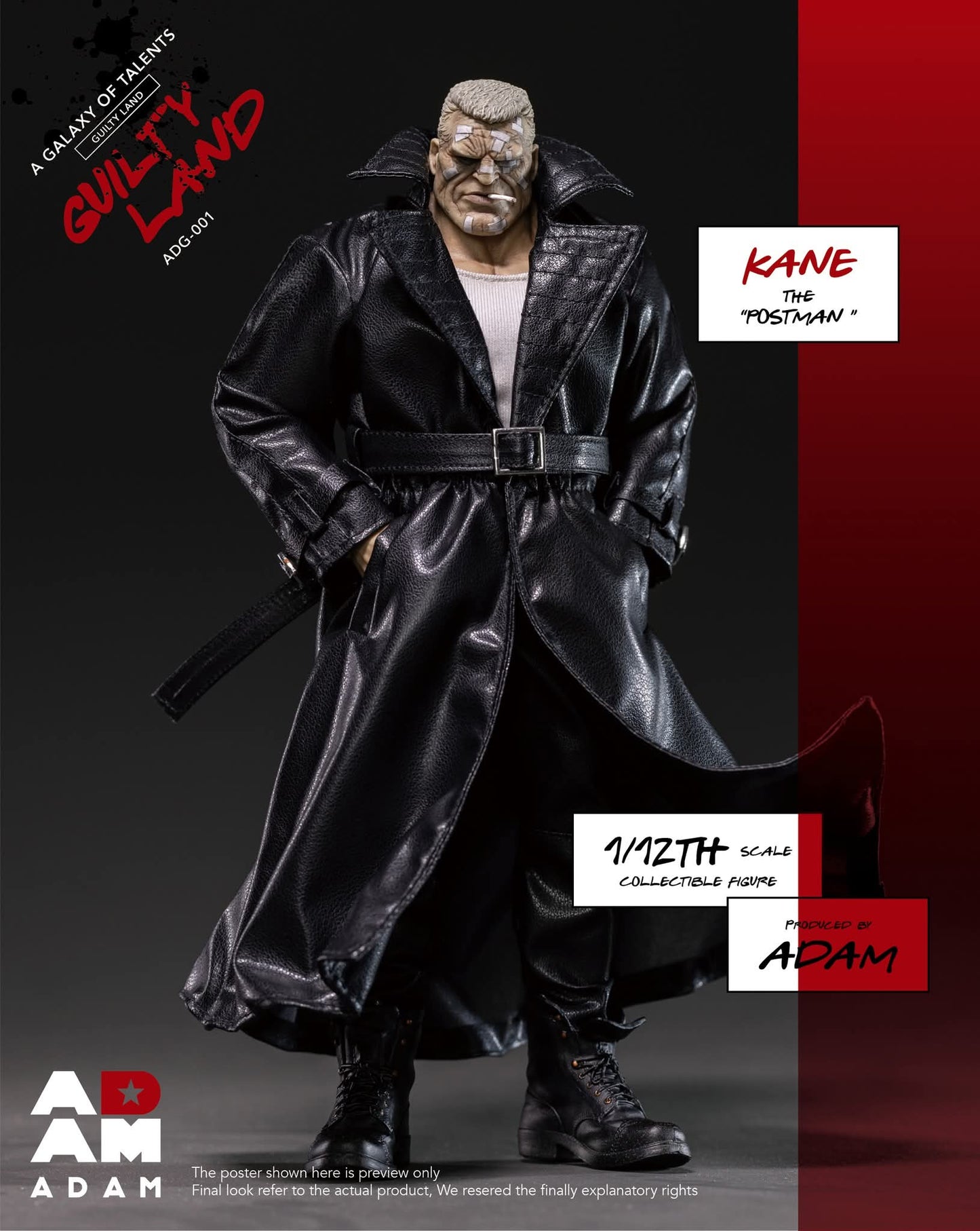 KANE THE POSTMAN (MARV) ADAM TOYS 1/12 GUILTY LAND A GALAXY OF TALENTS