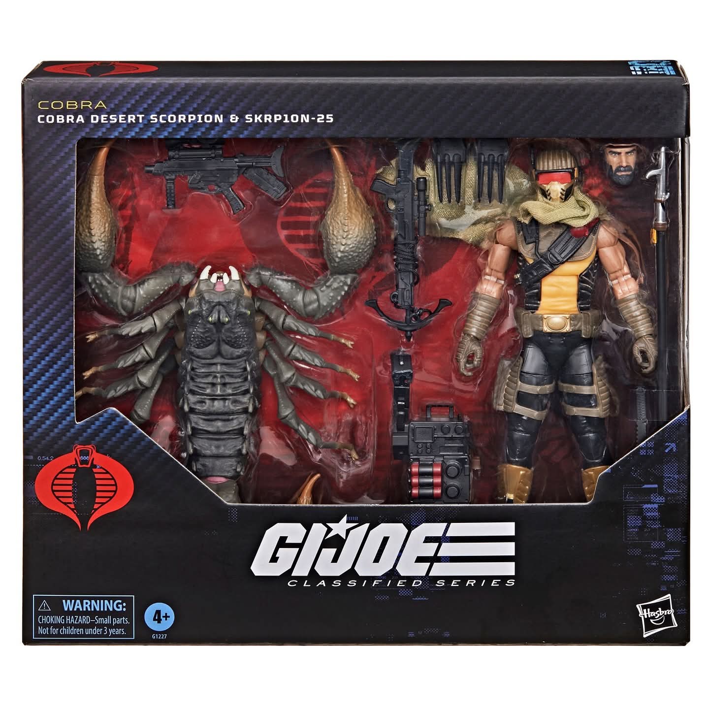 COBRA DESERT SCORPION Y SKRP10N-25 G.I.JOE CLASSIFIED HASBRO