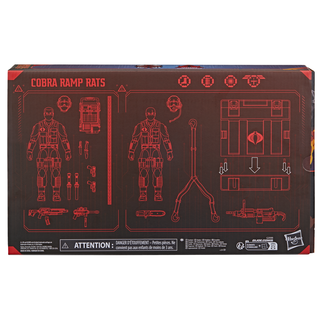 COBRA RAMP RATS, COBRA RATTLER GROUND CREW G.I.JOE CLASSIFIED HASBRO PULSE